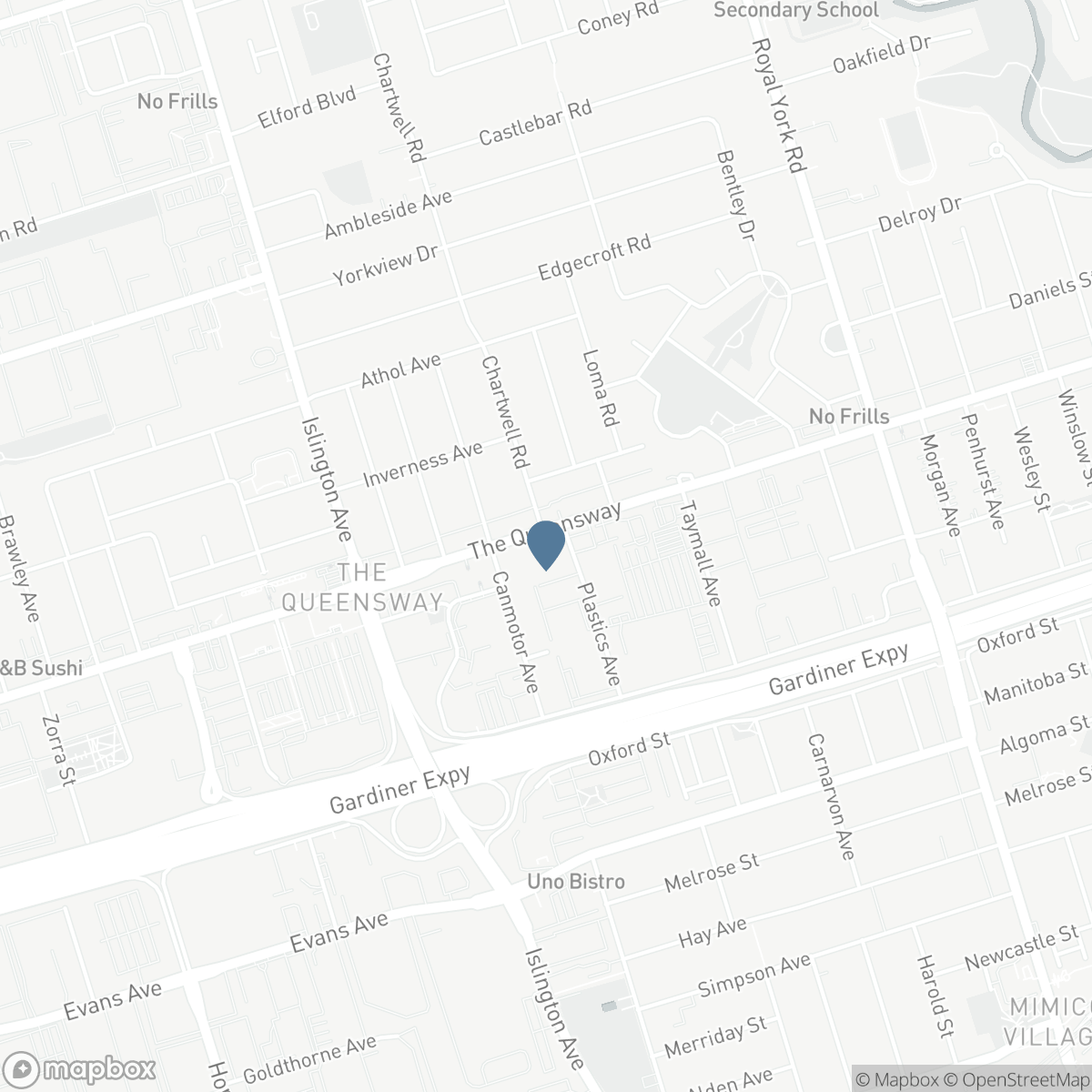 608 - 859 THE QUEENSWAY, Toronto, Ontario M8Z 1N8